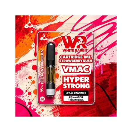 Cartouche VMAC Strawberry Kush Hyper Strong - White Rabbit