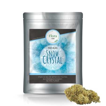 Fleur - Snow Crystal - CBD - Flora pas cher Fleur - Snow Crystal - CBD - Flora pas cher