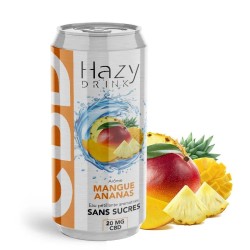 Eau Pétillante - Mangue Ananas - Hazy Drink - CBD pas cher