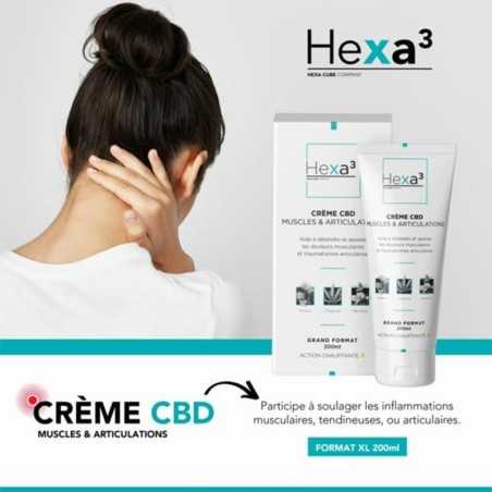 Crème CBD Arnica - Muscles & Articulations - HexaFLEX® - CBD pas cher