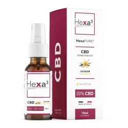 Huile Spray CBD 20% MCT Vanille - Hexa3 pas cher