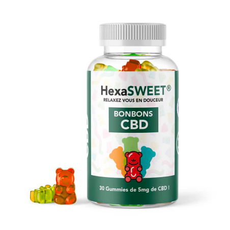 Gummies CBD Broad Spectrum - CBD Alimentaire - HexaSweet pas cher Gummies CBD Broad Spectrum - CBD Alimentaire - HexaSweet pas cher