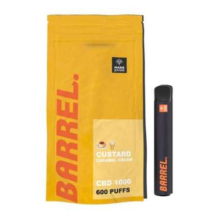 Barrel Custard 600 Puffs - Puffs CBD - Marie Jeanne pas cher Barrel Custard 600 Puffs - Puffs CBD - Marie Jeanne pas cher
