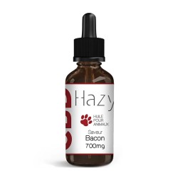 Huile - CBD - Broad Spectrum Bacon - Pour Chien - Hazy CBD pas cher