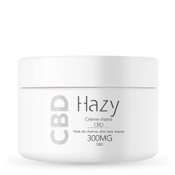 Crème mains CBD - Effet Satin - 50ml - Hazy CBD pas cher