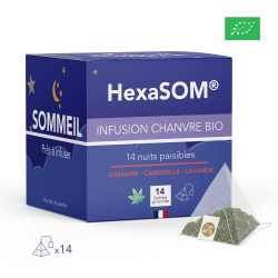 Infusion Chanvre Camomille Lavande - HexaSOM® pas cher