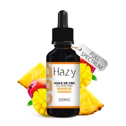 Huile CBD Full Spectrum Mangue Ananas 10 ml - Hazy CBD pas cher