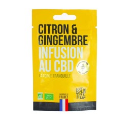Citron & Gingembre - Infusion au CBD - RestIn Tizz® pas cher