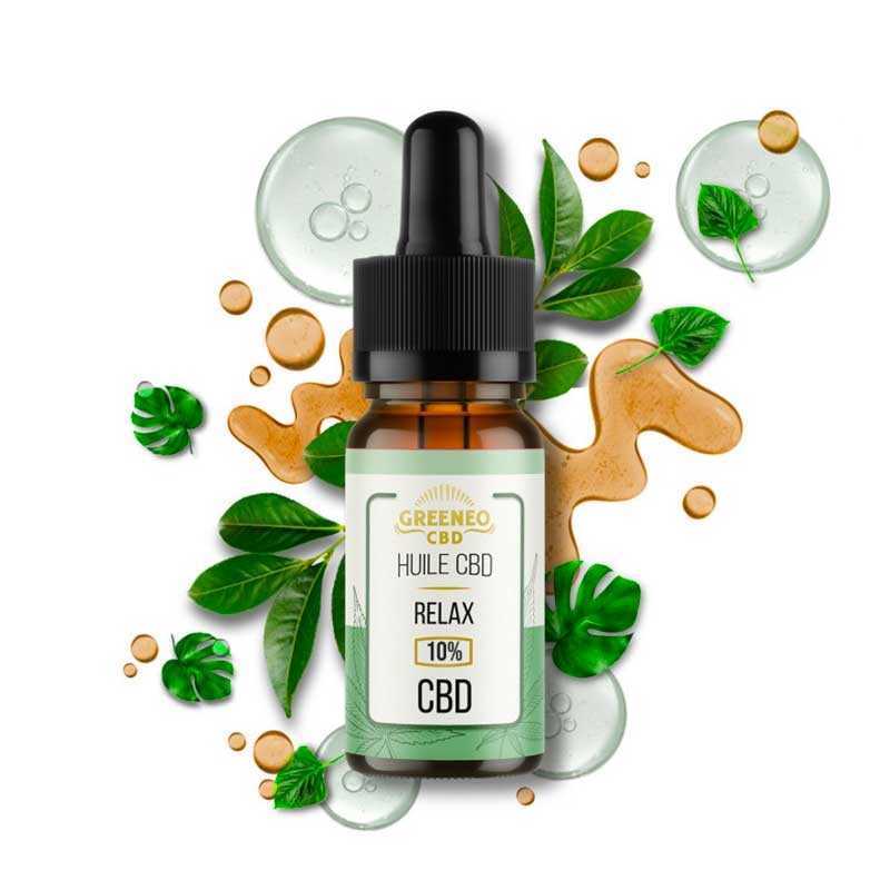 Huile CBD Relax Greeneo 10ml Pas Cher | Le CBD Discount 5,94