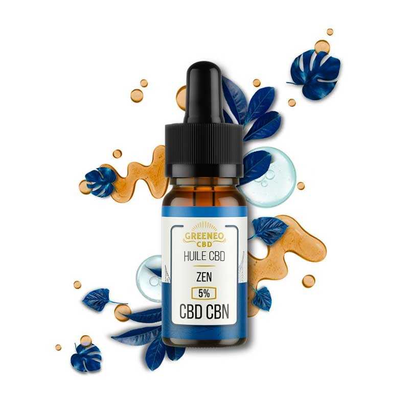 Huile CBD et CBN Zen - Greeneo pas cher