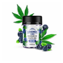 Bonbons Myrtille CBD - Greeneo pas cher