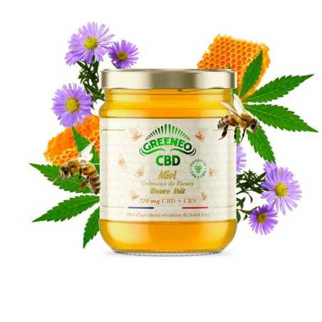 Miel Douce Nuit - CBD + CBN - Greeneo pas cher Miel Douce Nuit - CBD + CBN - Greeneo pas cher