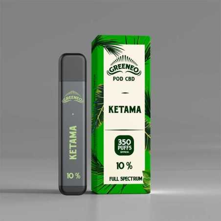 Pod Ketama - 10% CBD - 350 Puffs - Greeneo pas cher