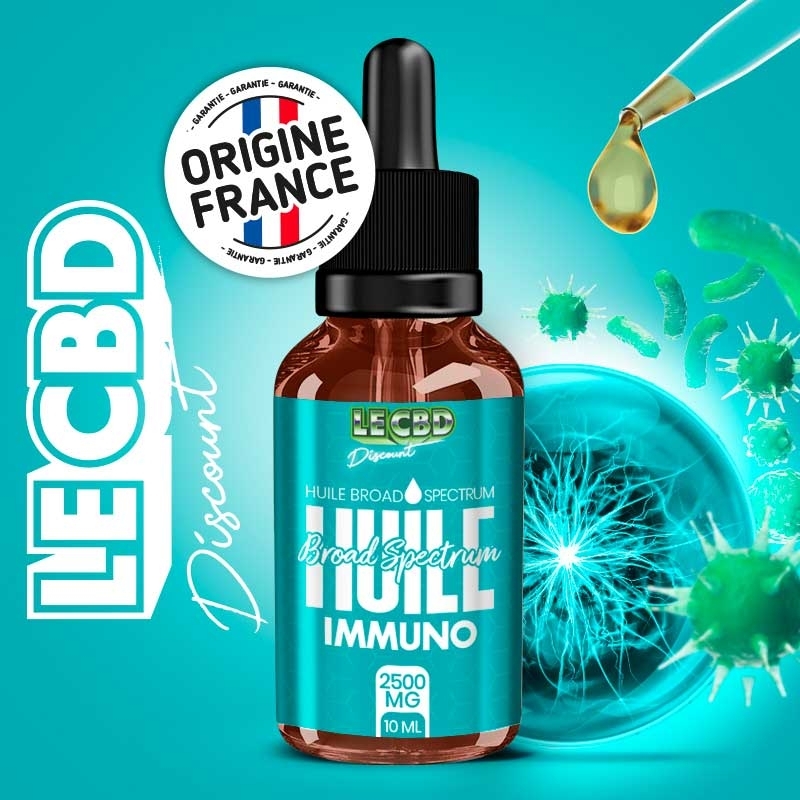 Huile CBD Immuno - Le CBD Discount pas cher