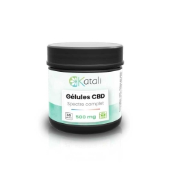 Gélules CBD - Spectre complet - Katali - Flora CBD pas cher