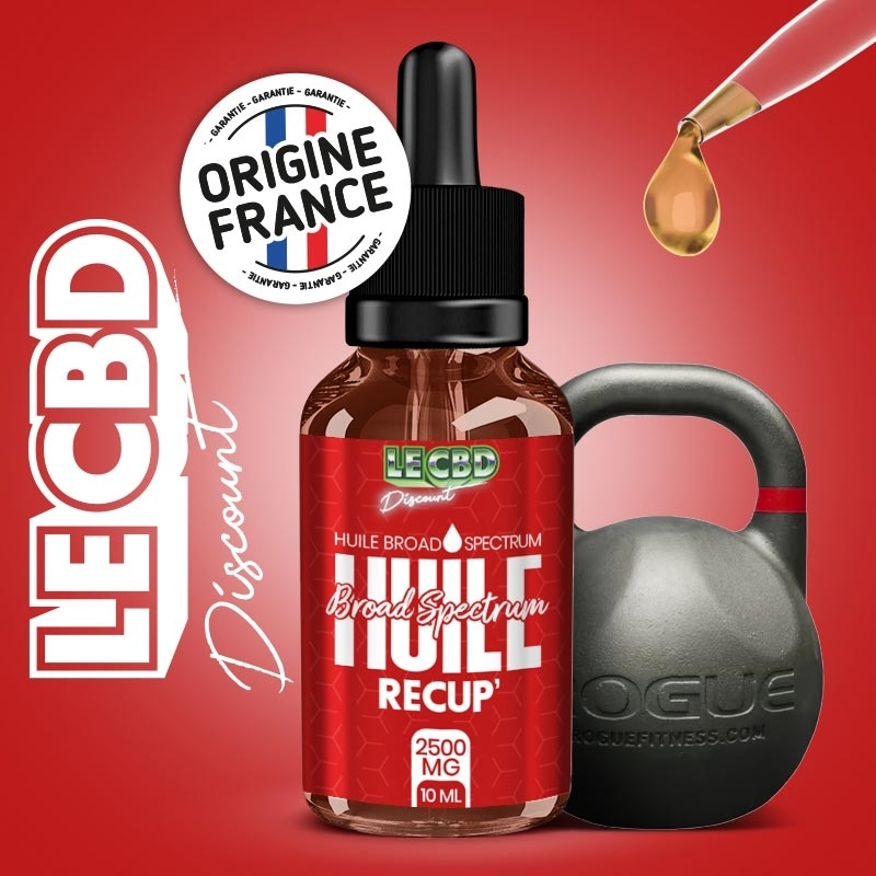 Huile CBD Broad Spectrum Recup' 10 ml - Le CBD Discount pas cher Huile CBD Broad Spectrum Recup' 10 ml - Le CBD Discount pas cher