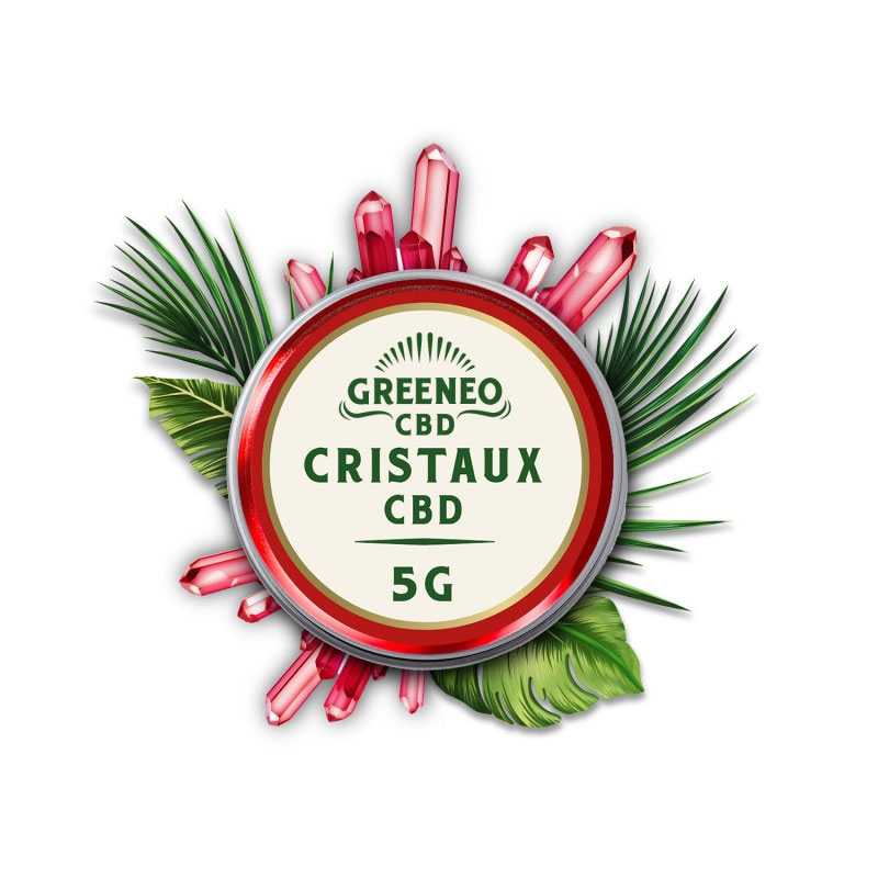 Cristal CBD Pur - Greeneo pas cher Cristal CBD Pur - Greeneo pas cher
