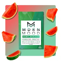 Sachet de 6 Gummies CBD Watermelon - MDRN Mood pas cher