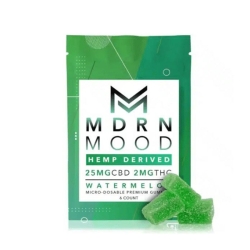 Sachet de 6 Gummies CBD Watermelon - MDRN Mood - CBD pas cher