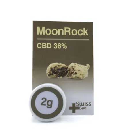 Résine CBD MoonRock 53% 2 gr – SwissBud - CBD pas cher