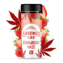 Fleurs CBD Strawberry Haze 15g - Greeneo - CBD pas cher