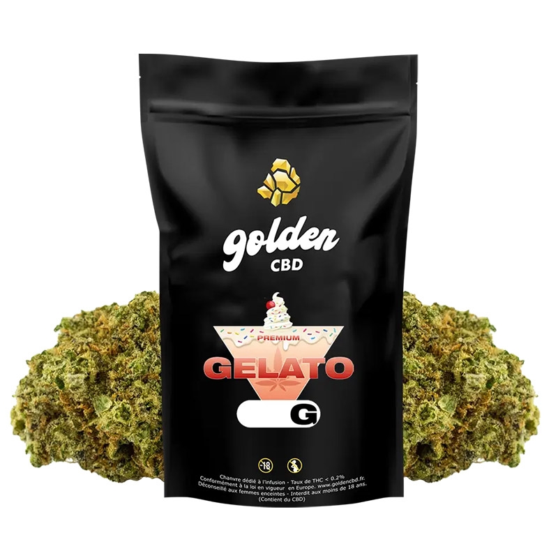 Fleurs CBD Golden Gelato - Golden CBD pas cher