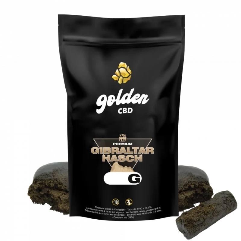 Résine CBD Premium Gibraltar Hasch - Golden CBD pas cher