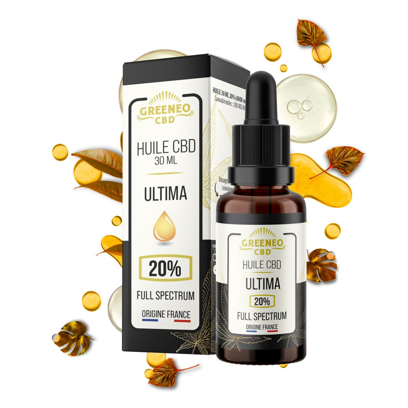 Huile CBD Ultima Full Spectrum 30 ml - Greeneo pas cher