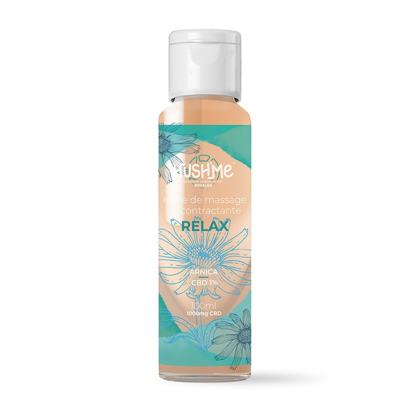 Huile de Massage CBD Relax - Novaloa pas cher