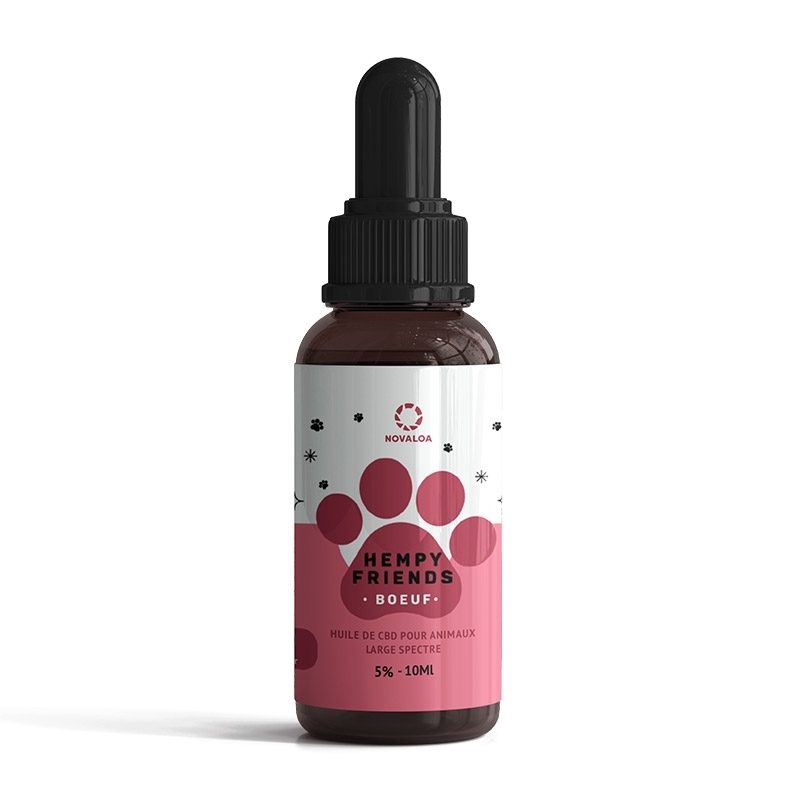 Huile CBD pour Animaux - Novaloa pas cher