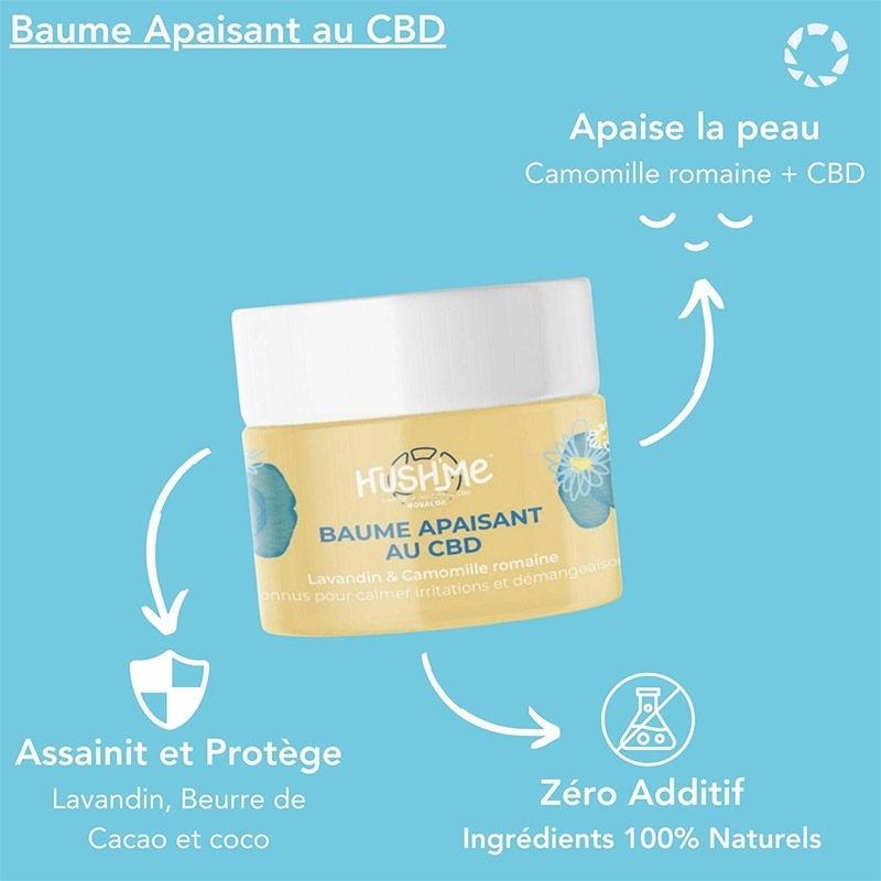 Baume CBD Apaisant - Novaloa pas cher