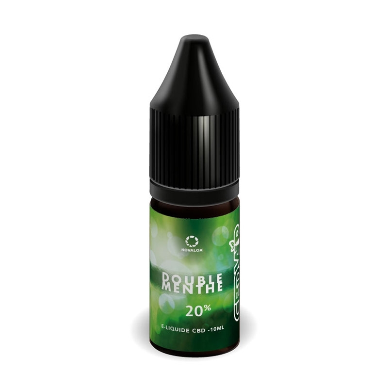 E-Liquide CBD Double Menthe - Novaloa pas cher E-Liquide CBD Double Menthe - Novaloa pas cher