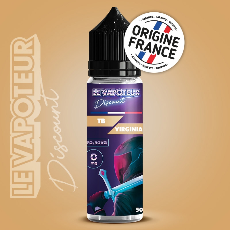 TB Virginie 50 ml - Le Vapoteur Discount pas cher TB Virginie 50 ml - Le Vapoteur Discount pas cher