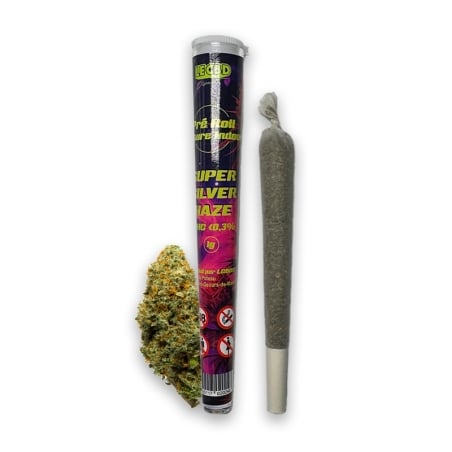 Pré Roll CBD Super Silver Haze Indoor - Le CBD Discount pas cher