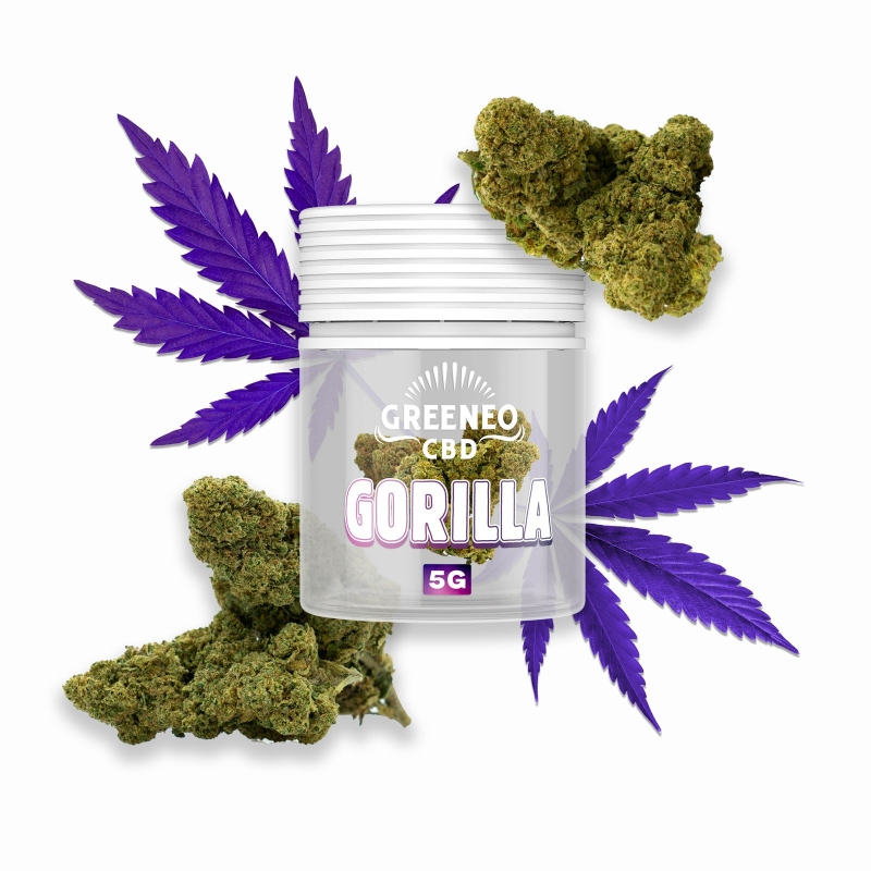 Gorilla Glue Fleurs CBD 5g - Greeneo pas cher Gorilla Glue Fleurs CBD 5g - Greeneo pas cher