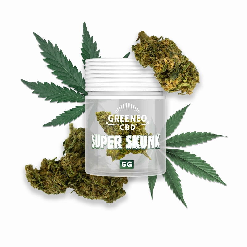 Super Skunk Fleurs CBD 5g - Greeneo pas cher Super Skunk Fleurs CBD 5g - Greeneo pas cher