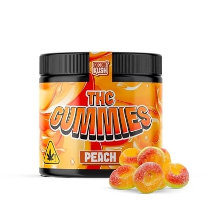 Gummies 10 OH HHC Pêche 20 mg - Cocorikush pas cher