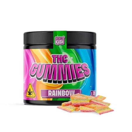 Gummies 10 OH HHC Rainbow 20 mg - Cocorikush pas cher