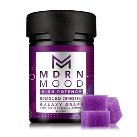 10 Gummies CBD Galaxy Grape - MDRN Mood pas cher