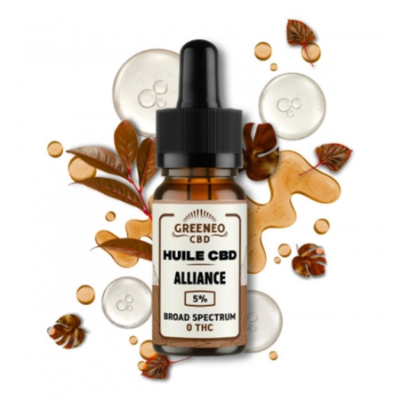 Huile CBD Alliance - Greeneo pas cher