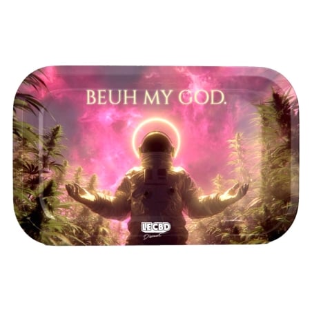 Plateau à rouler "Beuh my god" - Le CBD Discount pas cher