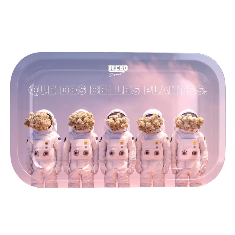 Plateau à rouler "Que des belles plantes" - Le CBD Discount pas cher