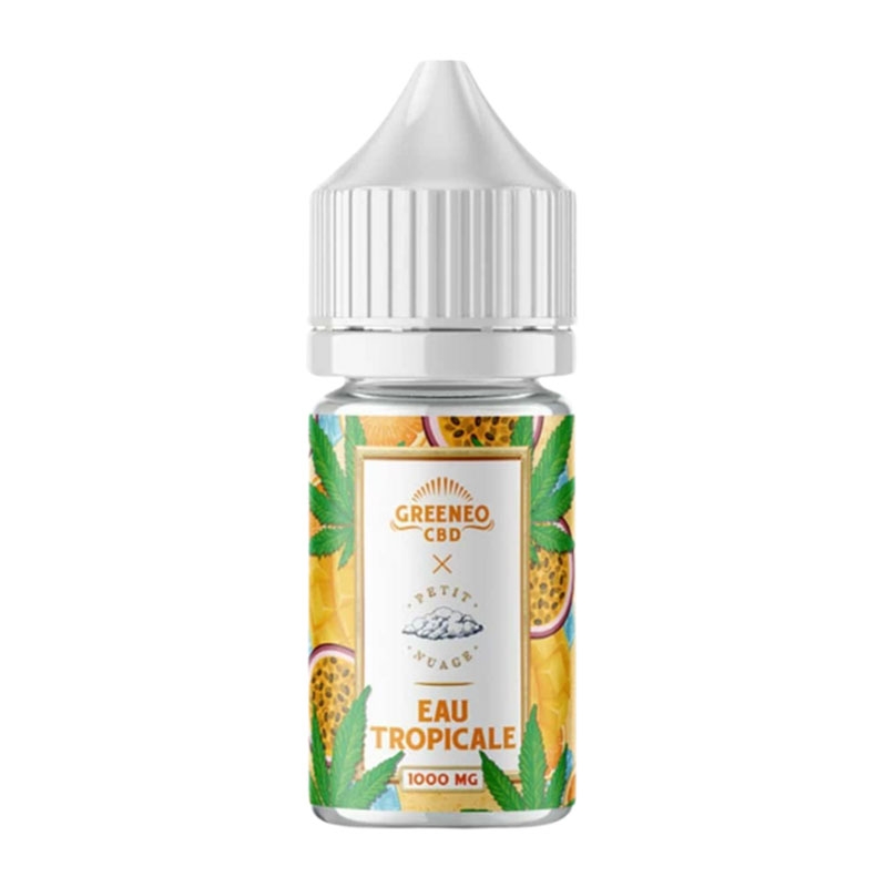L'Eau Tropicale 1000 mg 30 ml - Greeneo x Petit Nuage pas cher | Le CBD Discount - 7,74 €