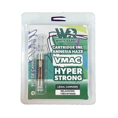 Cartouche VMAC Amnesia Haze Hyper strong 1 ml - White Rabbit pas cher