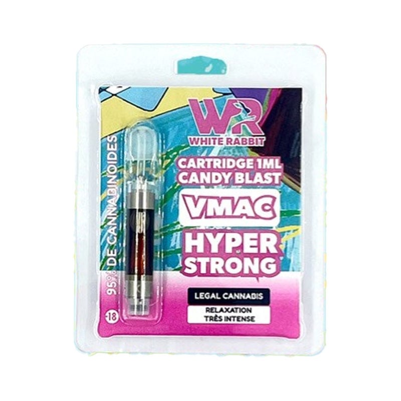 Cartouche Candy Blast Hyper strong 1 ml - White Rabbit pas cher