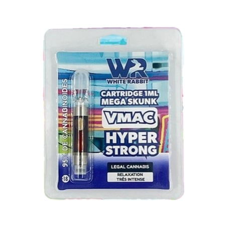Cartouche VMAC Mega Skunk Hyper strong 1 ml - White Rabbit pas cher