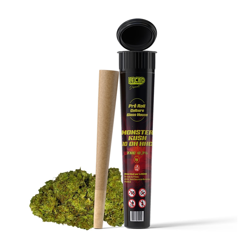 Pré Roll 10 OH HHC Monster Kush - Le CBD Discount pas cher