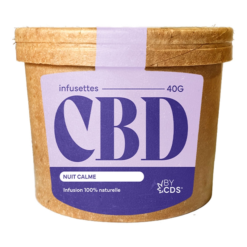 Infusettes CBD Nuit Calme - CDSLAB pas cher