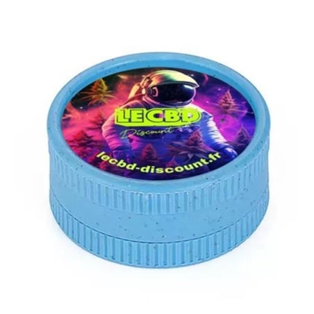 Grinder biodégradable bleu - Le CBD Discount pas cher