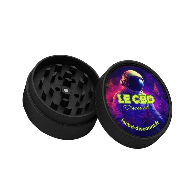 Grinder Biodégradable Noir - Le CBD Discount pas cher
